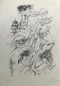 POLTERGEIST HR Giger signierter Druck aus Biomechanics Ltd Buch AP/300 Version #1 - Bild 1 von 2