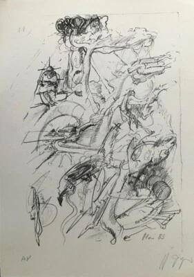 POLTERGEIST HR Giger signed print from Biomechanics Ltd Book AP/300   Version #1 - Image 1 of 2