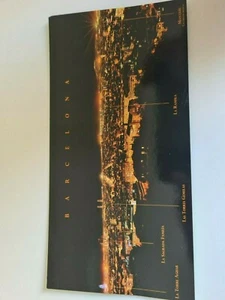 POST CARD OF BARCELONA MOST FAMOUS PLACES PICTURE TOOK AT NIGHT VIEW - Picture 1 of 2