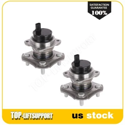 2x Rear Wheel Bearing & Hub Assembly For Toyota Prius 2001 2002 2003 w/ABS 4 Lug - Image 1 of 4