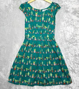 ModCloth X Emily and Fin Dress Womens Small Rachel Dress In Succulent Shelf VLV - Picture 1 of 12