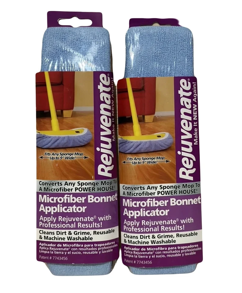 Rejuvenate Rjbonpkg Microfiber MOP Bonnet Applicator 5.3" W