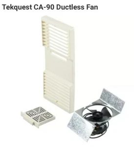 Rush Hampton / TekQuest CA-90 Ductless Exhaust Kit. Fan, Grill, & Filter - BEIGE - Picture 1 of 1