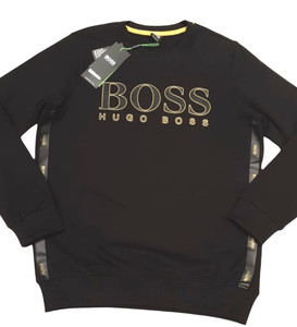 Hugo Boss - Sudadera Hombre Negra