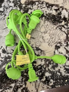 Easy-Grow Indoor Gardening 6 Ft Plug-in Light Socket-4 Socket/Daisy Chain Plug - Picture 1 of 5