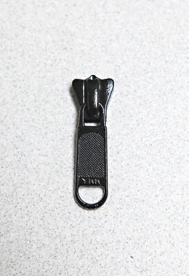 YKK Black #5VS Single Pull Metal Slider for Vislon Zipper, Chain not Coil - Image 1 of 3