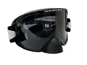 Oakley O Frame 2.0 Pro MX Goggles Matte Black Frame Clear Lens/ MTB Moto Bike - Picture 1 of 18