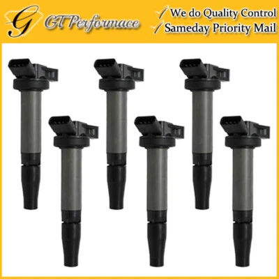 Bobina de encendido de calidad OEM 6 PIEZAS para Lexus GS350 IS300 RC350/Toyota Tacoma 3,5 L Foto 1 de 4
