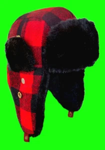 Erwachsene MEDIUM ""Hund"" Ohrklappe Trapper/Trooper/Pilotenwolle Wintermütze - Bild 1 von 3