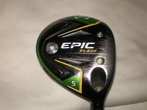 Callaway Epic Flash 5-18* Fairway Wood Even Flow Project X 55g 5.5 R Men RH 44" - Picture 1 of 8