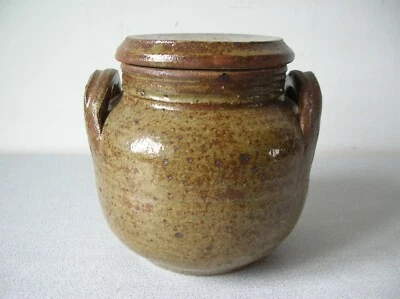 Ancien pot en grès rétro vintage de 12,7 cm - Photo 1/3