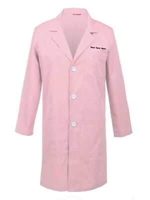 Custom Embroidered Men's Lab Coat Laboratory Doctor Workwear  - Image 1 of 3
