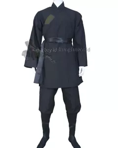 Abito monaco Shaolin abito buddista uniforme kung fu tai chi abiti arti marziali - Foto 1 di 5