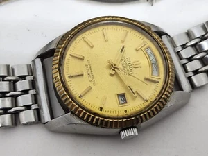 Ricoh Dynamic Wide President with Day DATE - Two tone dress watch - For parts - Picture 1 of 6