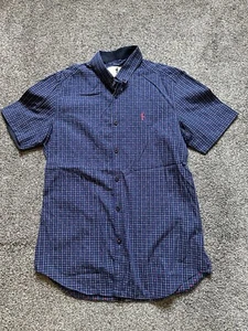 Herren Father Sons Hemd, Größe S, Kurzarm, Blau, Slim, Baumwollmischung (8) - Bild 1 von 5