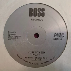 STARR - Just Say No - 1986 US Electro Rap Atlanta 12" SEALED - Picture 1 of 2