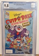 Chip N' Dale Rescue Rangers #1 CGC 9.8 Walt Disney Publications 1990, Beauty!
