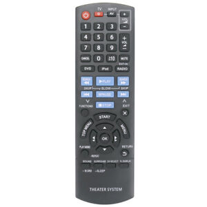 New Replaced Remote Control N2QAYB000702 for Panasonic DVD Home Theater SC-XH170