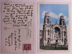 Vintage Postcard Basilique Ste Anne de Beaupre Canada - Picture 1 of 1