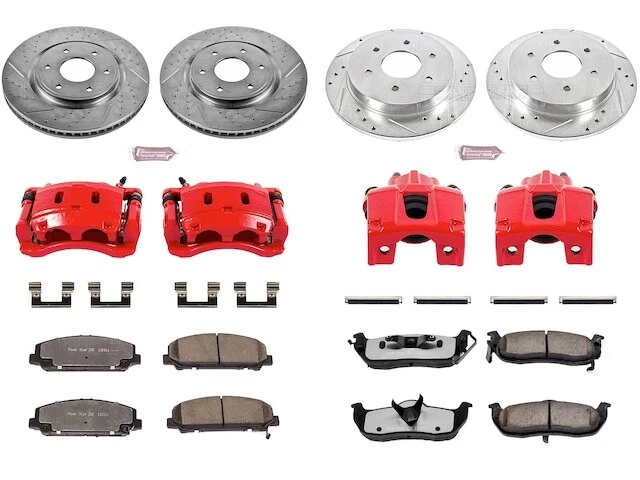 Front and Rear Brake Pad and Rotor Kit For 2006-2007 Infiniti QX56 YV896FK Foto 1 de 1