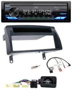 JVC Bluetooth DAB USB Lenkrad Autoradio für Toyota Corolla E12 2001-2007 dunkelg - Bild 1 von 10