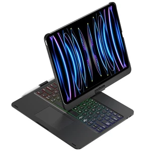 Custodia Tastiera Rotante per iPad Pro 13 Pollici M4 2024 (7a Generazione),Backlits... - Foto 1 di 7