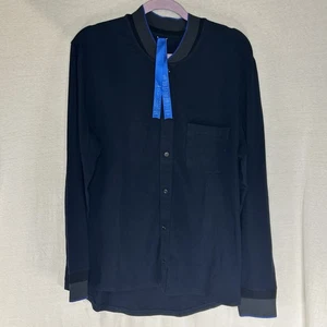 Kit and Ace Hemd Herren Große L Blau Knopfleiste Langarm Freizeit Kaschmirmischung - Bild 1 von 6