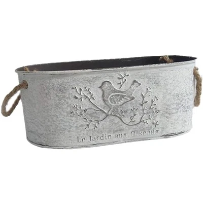 Multifunktionaler Mini Eimer Blumentopf aus Metall für stilvolle Dekoration - Bild 1 von 2