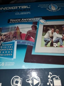 PANDIGITAL PANTOUCH CLEAR 8" DIGITAL PHOTO FRAME 1GB 6400 IMAGES 4:3 - NIB READ - Picture 1 of 1
