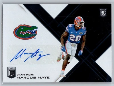 2017 Donruss Elite Draft Picks Football Rookie Auto #227 Marcus Maye Gators - Image 1 of 2