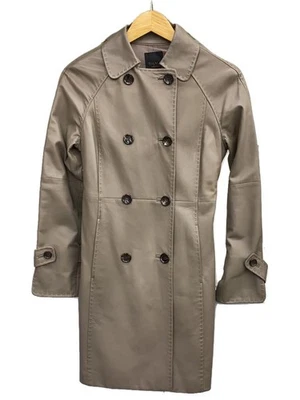 Dama Collection Trench Coat/S/Sheep Leather/Plain/4Kj11-1485/Leather Coat 1412 - Image 1 of 4