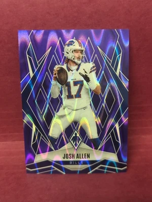 2025 Panini Phoenix #129 JOSH ALLEN 47/49 Purple 🦬 Buffalo Bills - Image 1 of 2