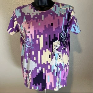 LuLaRoe Disney Elsa Simply Comfortable Girls 10 Frozen Short Sleeve Tee 9/2017 - Picture 1 of 8
