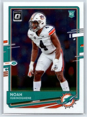 2020 Donruss Optic Noah Igbinoghene Rookie Miami Dolphins RC #111 - Image 1 of 2