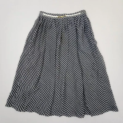 Vintage 70s Skirt Disco Mod New Wave Belted Secretary Geek Retro XS  - Photo 1/4