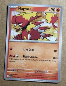 Pokemon 151 Magmar 126/165 - Picture 1 of 1