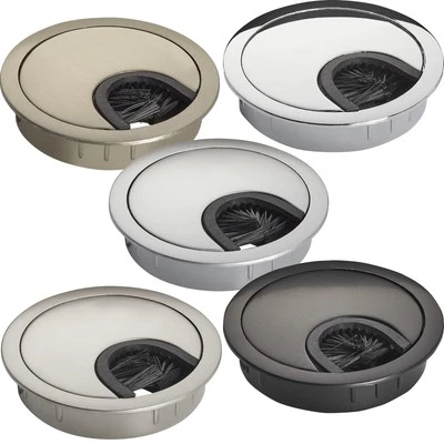 Kabeldurchführung Kabeldurchlass aus Metall Büro Schreibtisch Ø 90 o. 68 mm - Bild 1 von 4