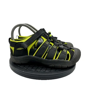 Große Kinder Keen Newport H2 schwarz wasserdicht Outdoor Wandern Sandalen Größe 4 Y - Bild 1 von 9