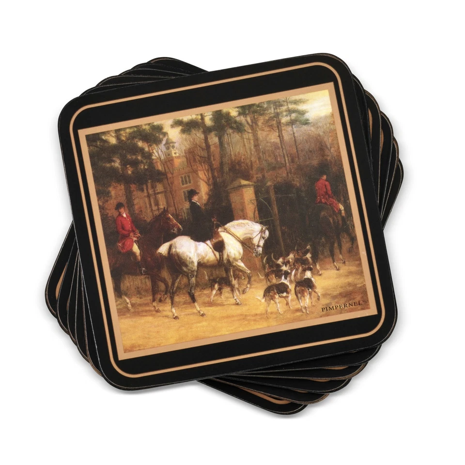 Pimpernel Tally HO Coasters - Set of 6