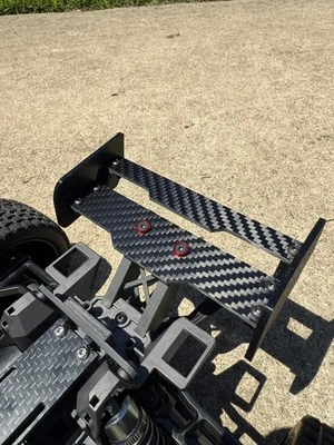 Carbon Fiber Wing - Compatible w/ Traxxas Mini XRT - Image 1 of 4