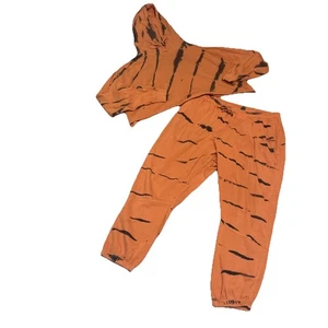 Wild Fable Women’s XXL Tiger Cropped Hooded Jogger 2pc Halloween Comfy Set - Picture 1 of 24