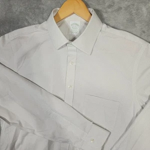 Camisa Brooks Brothers Para Hombre 16-36 Milano Fit Supima Punto Elástico Abotonada - Imagen 1 de 11