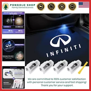 No Fade Car Door Lights Logo Compatible with Infiniti, LED Welcome Lights Access - Picture 1 of 8