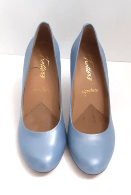 Trodders Signature Gigi Light Blue Pearl Leather Pumps Wedding Ladies Size 6N - Image 1 of 4
