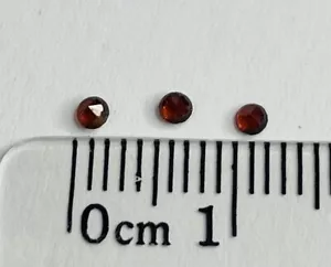 2mm Round Garnet Loose Faceted Gemstone £1.50 for 3 Stones - Picture 1 of 2