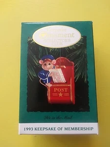 Hallmark Andenken Ornament It's In The Mail 1993 - Bild 1 von 1