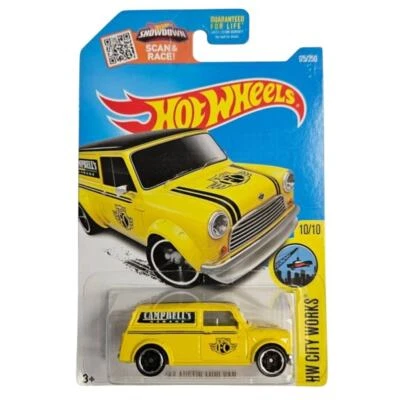'67 Austin Mini Van Year 2015 #175/250 Hot Wheels, HW City Works 10/10 Die Cast - Изображение 1 из 4