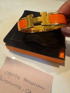 authentic hermes clic h bracelet pm - Picture 1 of 4