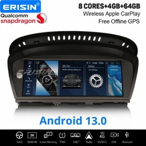 Radio Coche 8,8" Android 14 64GB Navegación BMW Serie 3 E90/91/92/93 Serie 5 E60 E61 Serie 6 E63 E64 - Imagen 1 de 24