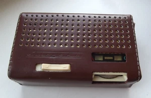 Nice vintage radio "PLANETA" 1968! USSR. Works. Genuine leather case. - Picture 1 of 15